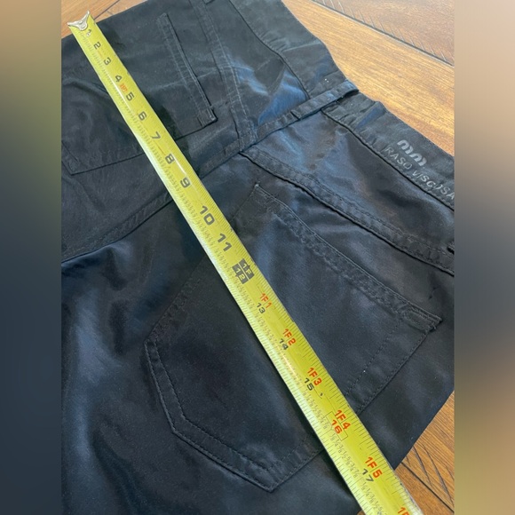 Miu Miu Made in Italy Raso Viscosa Black Dressy Trousers Pants straight leg 28 - Picture 14 of 16